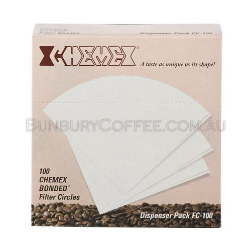 Chemex Pre-Folded Circle Filters, 100pk