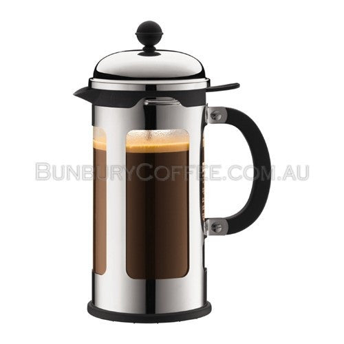 Bodum Chambord 8 cup, 1.0 l, 34 oz, Stainless Steel