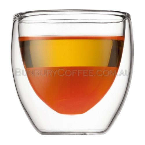 Bodum Pavina set of 2 glass, double wall, extra small, 0.08 l, 2.5 oz