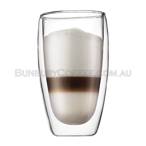 Bodum Pavina set of 2 glass, double wall, large, 0.45 l, 15 oz