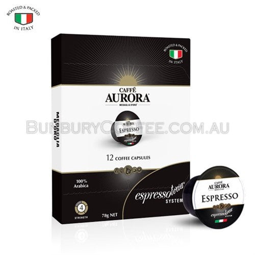 Espressotor Caffe Aurora Capsules (4 strengh) 12 pack