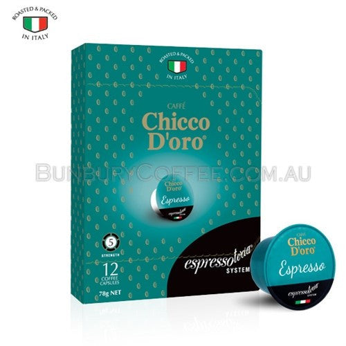 Espressotoria Chicco D'ora Espresso Capsules (5 strengh) 12 pack