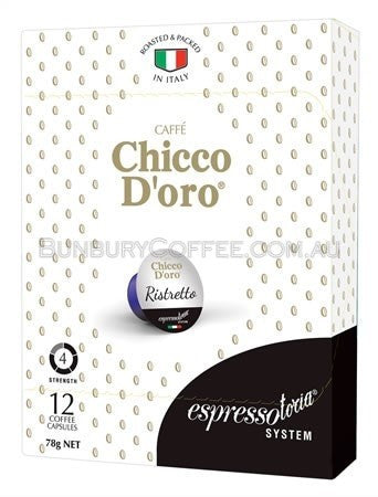 Espressotoria Chicco D'ora Ristretto Capsules (4 strengh) 12 pack