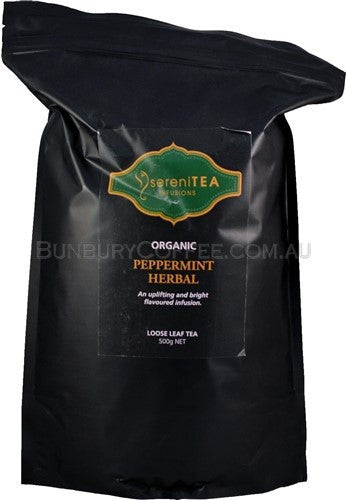 SereniTEA Organic Peppermint : Loose Leaf Tea 500g