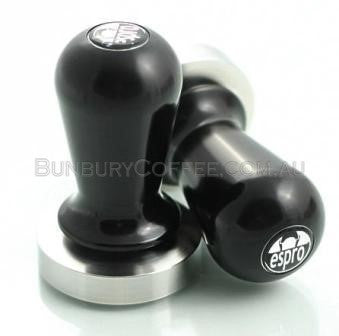 Espo Coffee Tamper, 49mm, Black, Convex Base