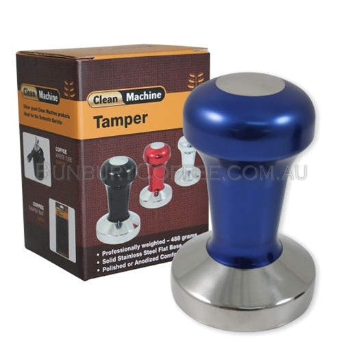 PROTAMP Coffee Tamper 53mm Stainless Flat - Blue