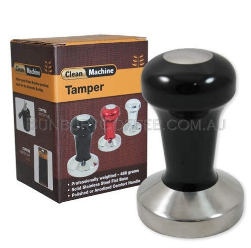 PROTAMP Coffee Tamper 53mm Stainless Flat - Black