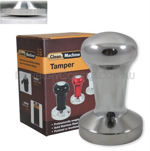 PROTAMP Coffee Tamper 58mm Stainless Flat Polished