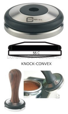 Concept-Art Coffee Tamper Base, 55mm Stainless Knock Convex